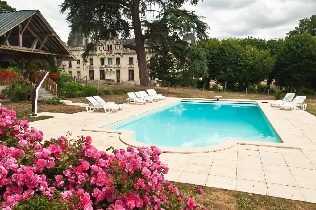 Chateau De Salvert - 4 Gites - 32 Personnes Neuillé Esterno foto